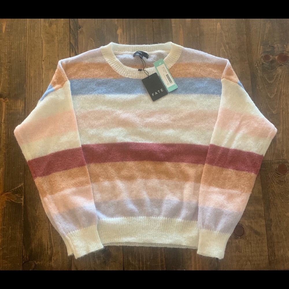 Wool blend pull over